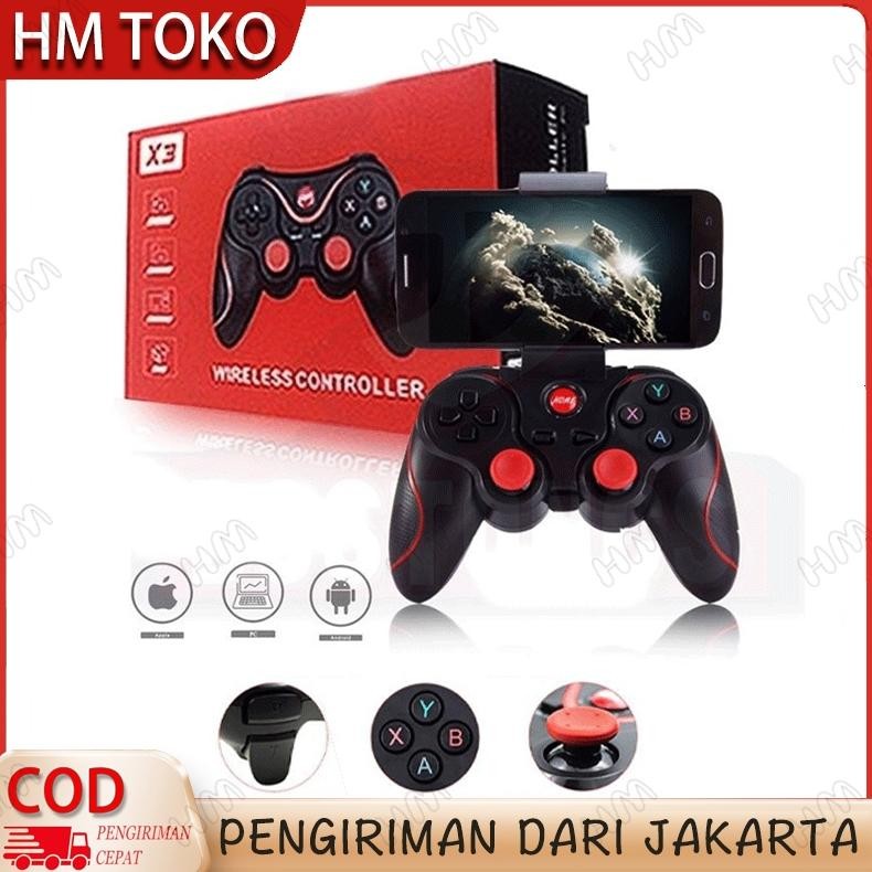 Hm Toko Gamepad Single Usb / Stick Laptop / Joystick Pc / Gamepad Single Hitam Gamepade Gaming Bluet