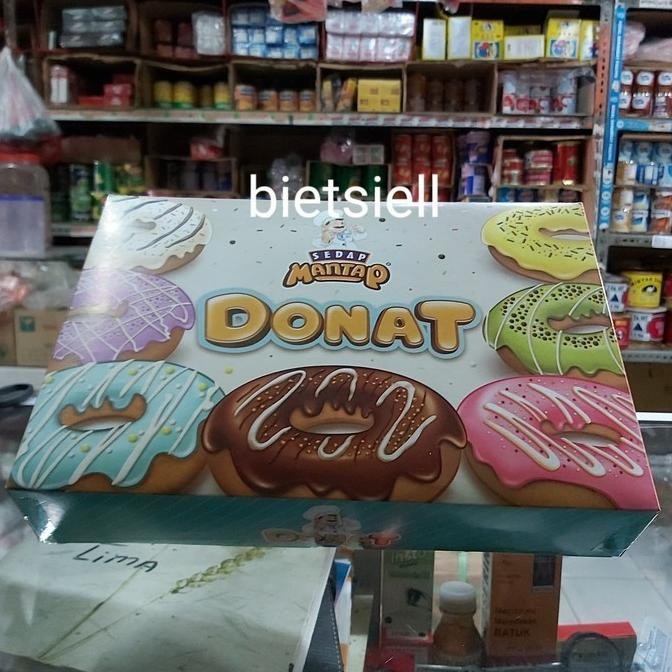 

dus kotak box donat 27,5 x 37 x 5 cm 20 lbr/pak ukuran 12 pcs donat
