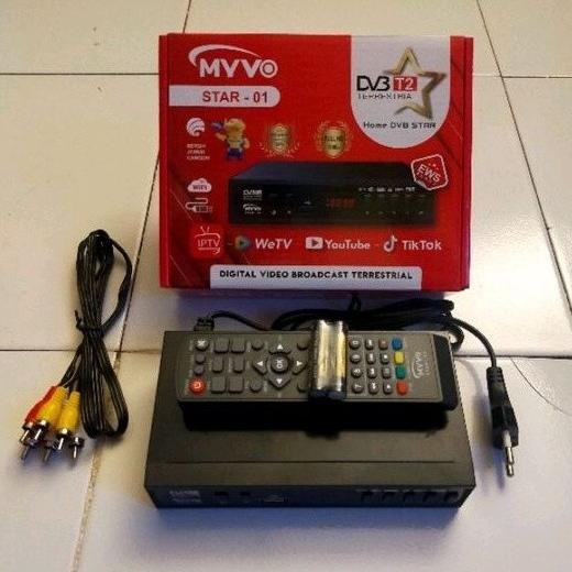 STB MYVO STAR-01 Set Top Box penerima siaran TV Digital Berkualitas