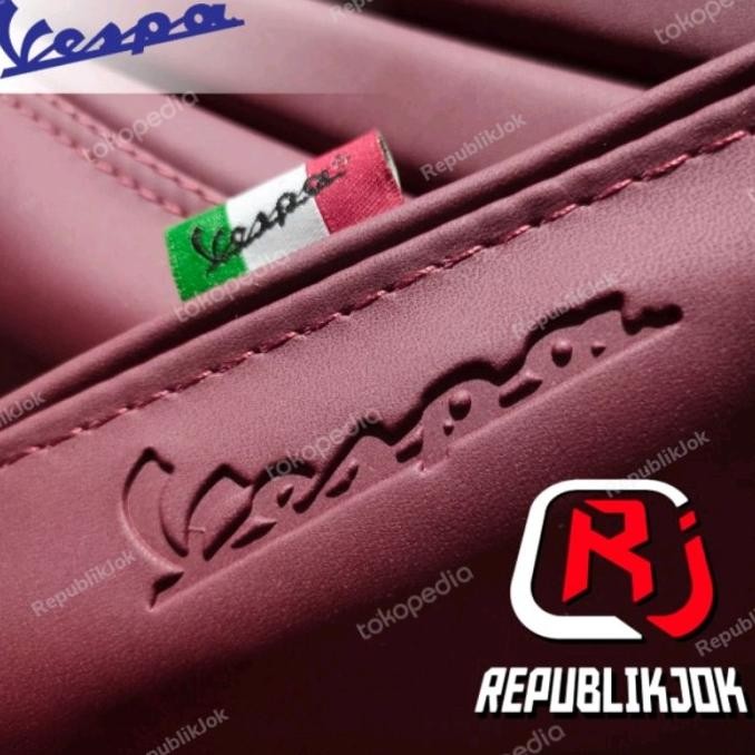 KULIT JOK NAVARO MAROON VESPA SPRINT, PRIMAVERA, LX, VESPA S, SCOOPY