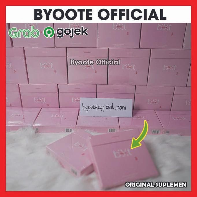 [Ready/Spesial] Byt Colla B.Y.T Collagen Byoote Kolagen 16Sachet 16 Sachet Gojek Grab [Terlaris/Terb