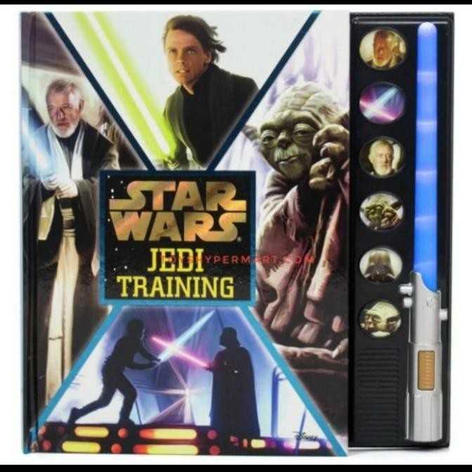 Original Star Wars Jedi Training with Lightsaber Book Buku
