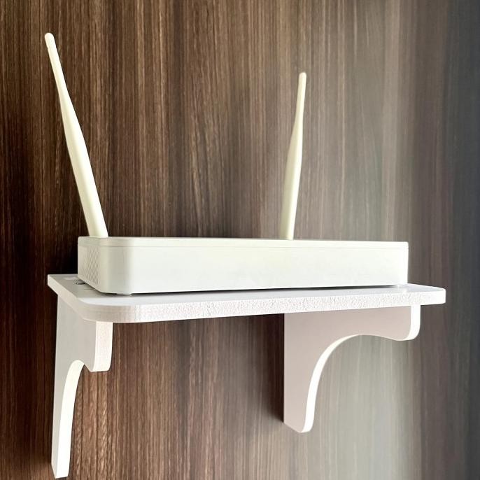 Dijual Rak Dinding Bawah Tv Gantung Tempat Modem Router Wifi Remote CP