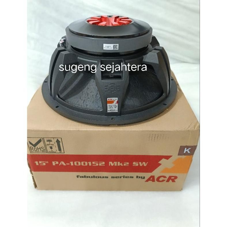 Is75 Hj-54 Speaker Acr Fabulous 15 Inch Pa 100152 Mk 2 Sw Wat 1800 Viral