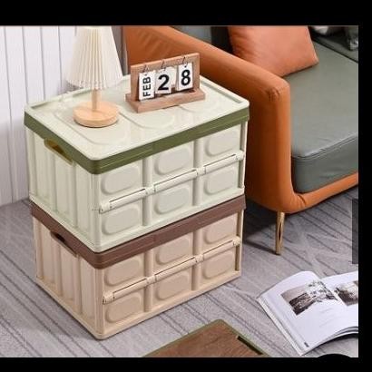 KERANJANG PIKNIK KOTAK LIPAT STORAGE BOX CONTAINER FOLDABLE BOX PIKNIK
