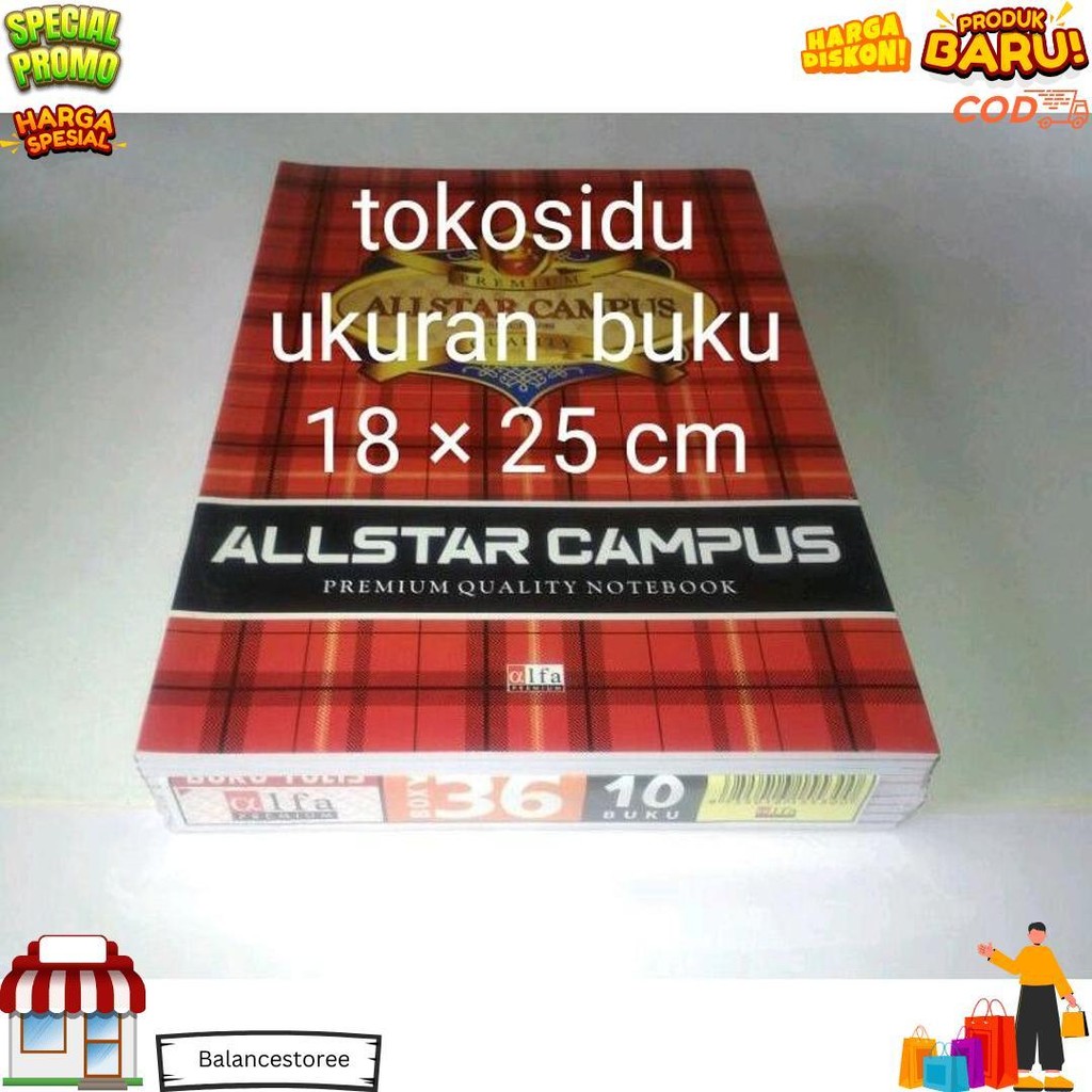 

Buku Tulis Boxy Bm Campus Isi 36 Lembar Murah Grosir D Promo Puncak
