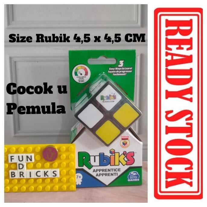 Rubik Rubik's 2x2 Apprentice Spin Master Pemula