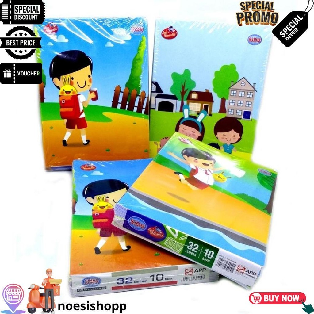 

Tbmo Pack Buku Tulis Eb 32 Lembar Sinar Dunia @10 Sinar Dunia Sidu D Promo 4.4