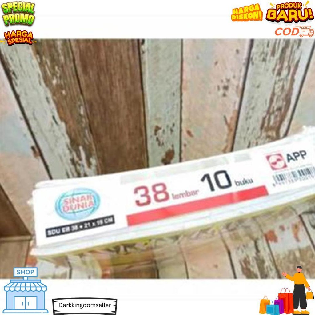 

[Davis]Buku Tulis Sidu 38 (10Pcs) Sin Ar Dunia D Gratis Ongkir