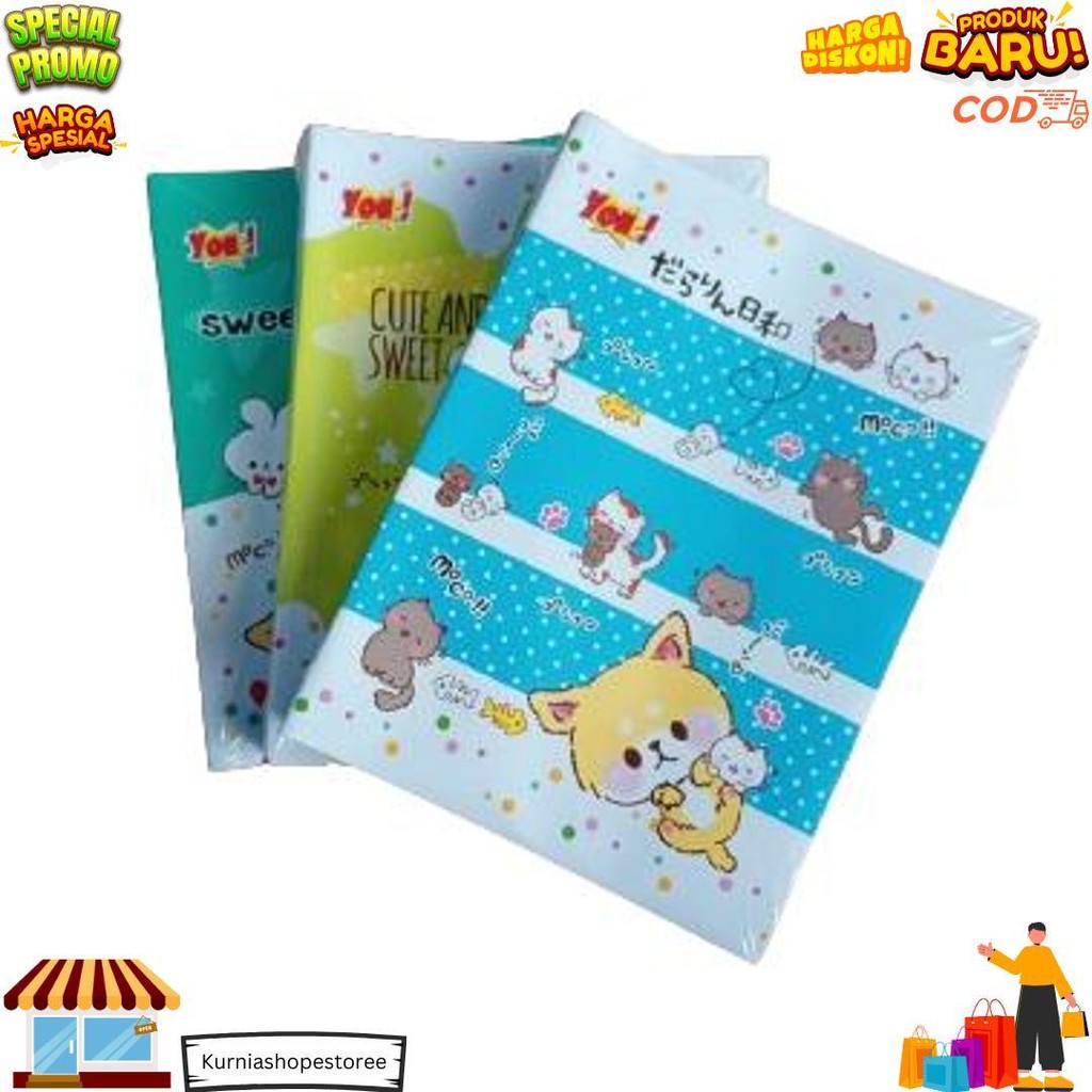 

1 Pack / 10 Pcs Buku Tulis Murah Isi 50 Lembar You By Kiky D Promo Puncak