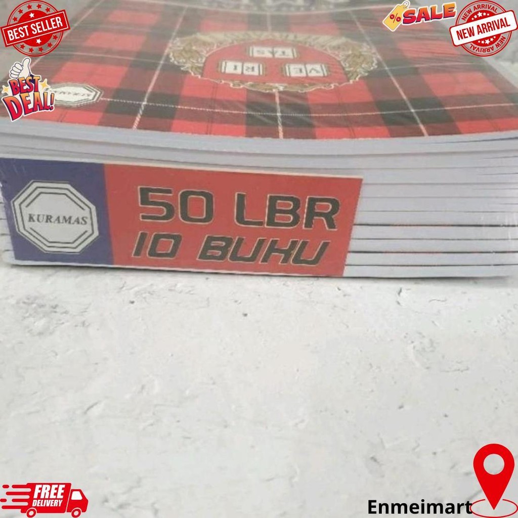 

(10 Pcs) Buku Tulis Campus Kuramas 50 Lembar D Cod