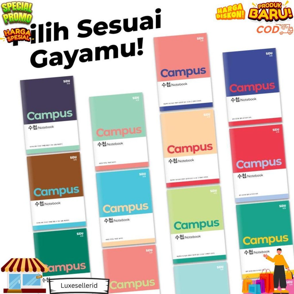 

Sidu Campus Buku Tulis 50 Lembar - 5 Buku D Best Seller
