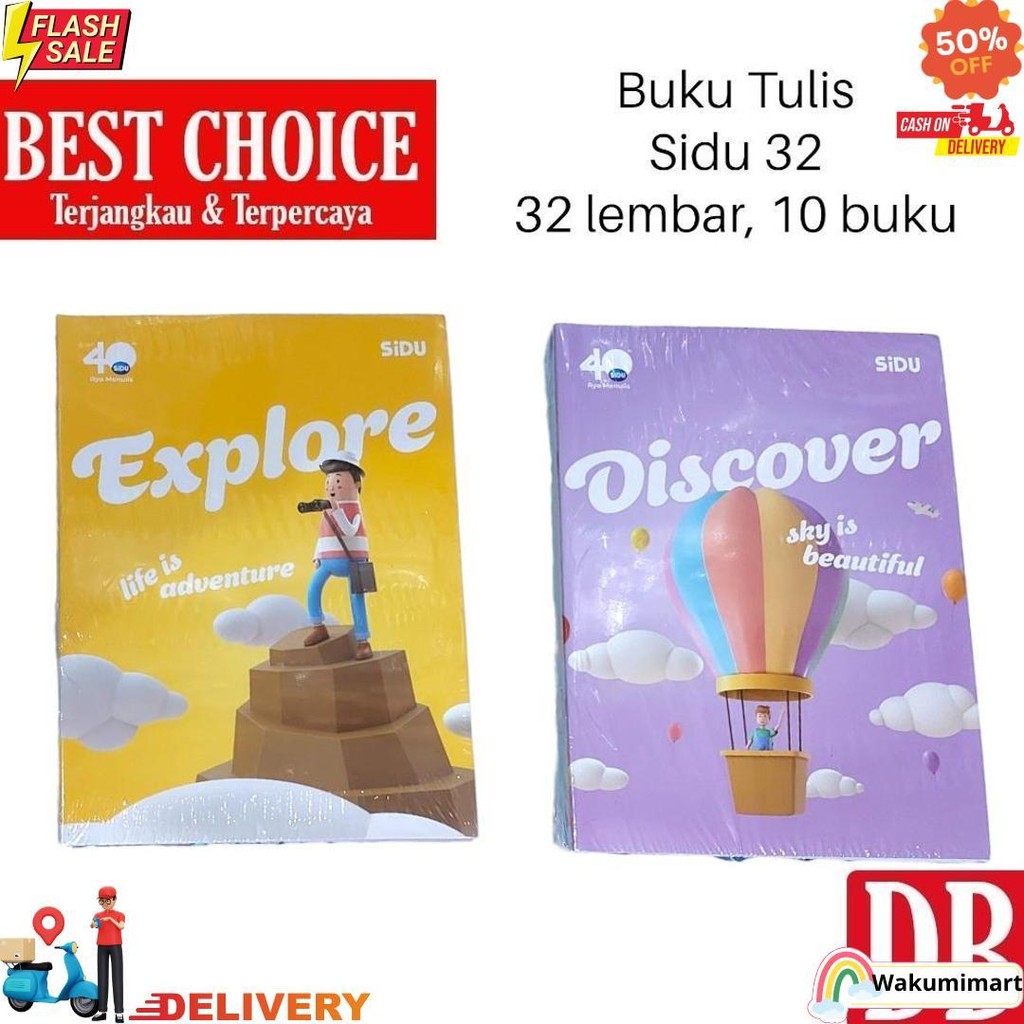 

Buku Tulis Sidu 32 Lembar (10 Pcs) D Sale