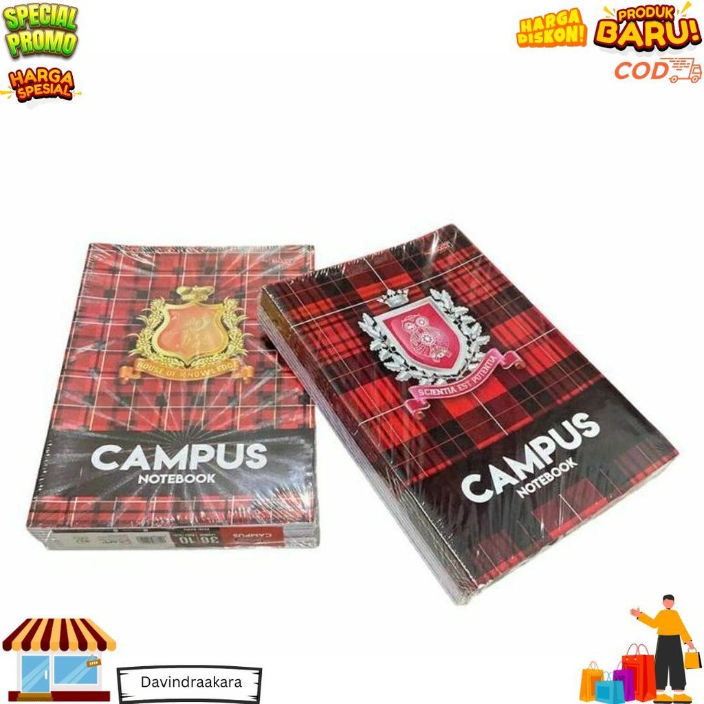 

Big Boss Sidu || Buku Tulis Campus 36 Lembar (5Buku) D Best Seller