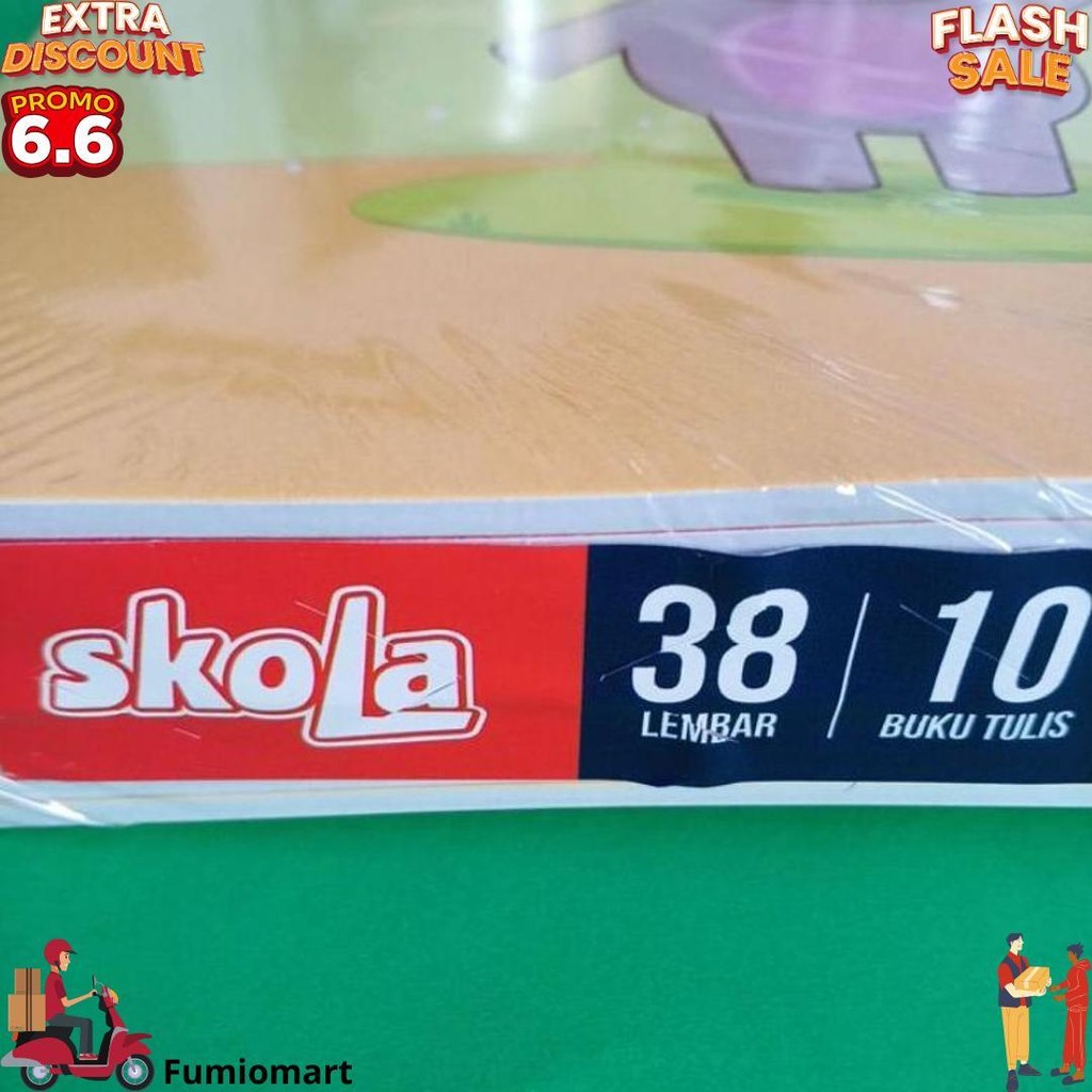 

Buku Tulis Skola 38 Lembar Per Pak Isi 10 Buku D Cod