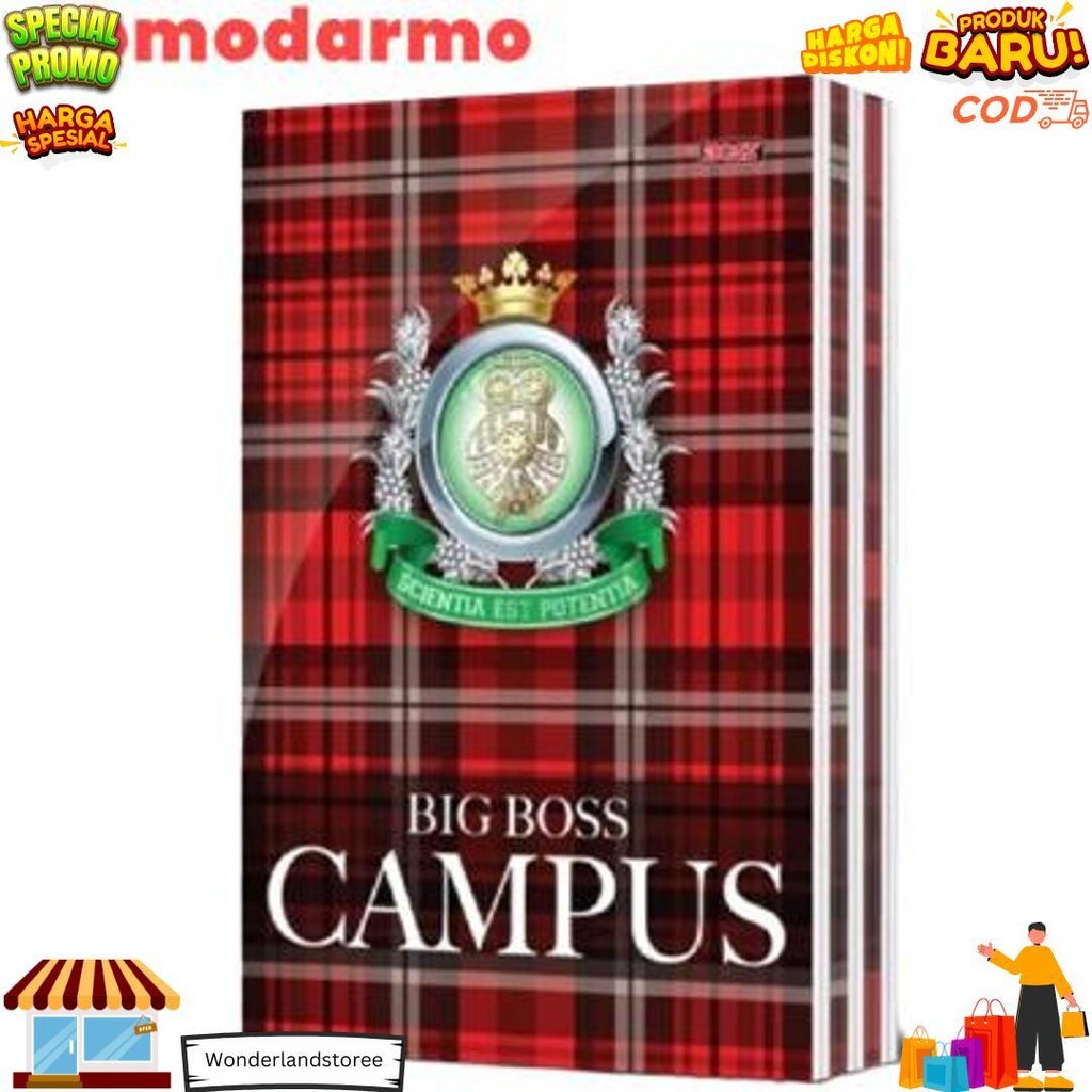

Tbmo Pack Buku Tulis Eb 36 Campus Big Boss Isi 10Pcs - (20 Pack) - Ang D Best Seller