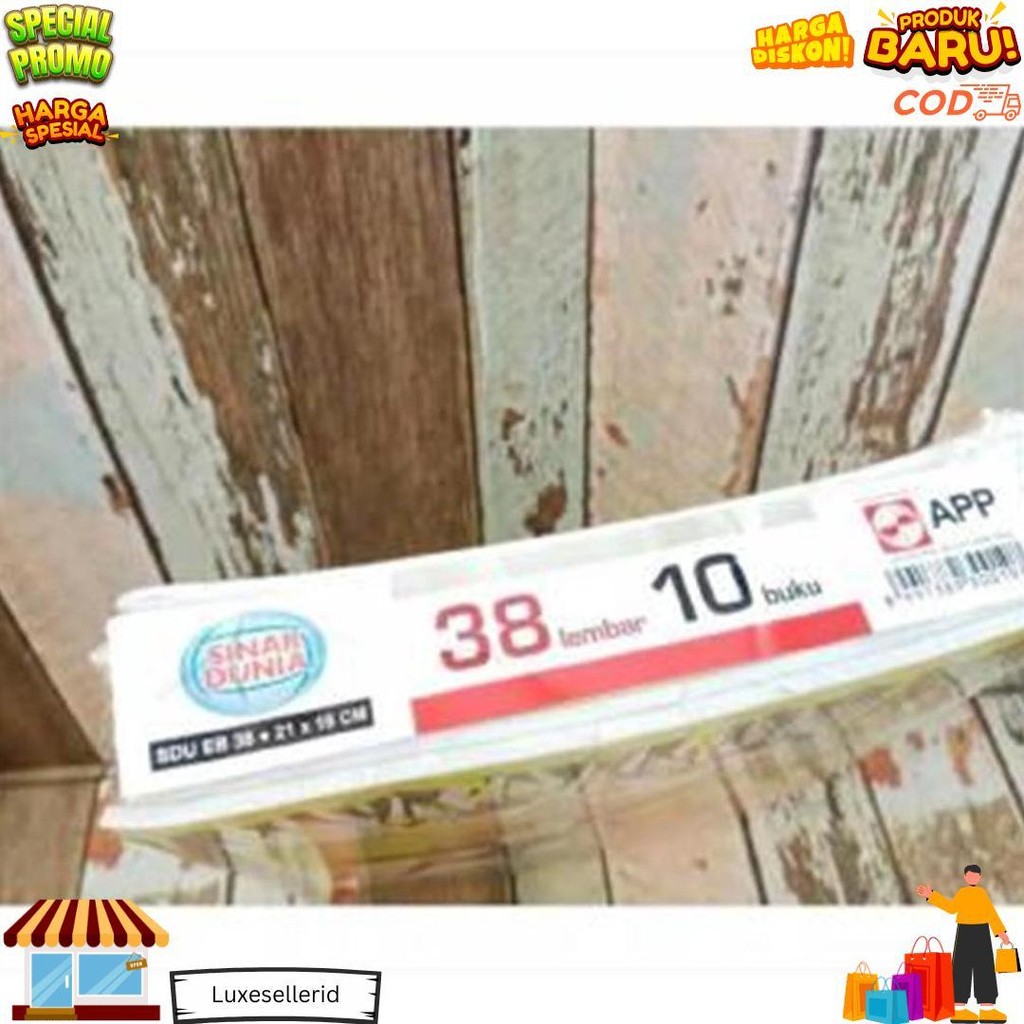 

[Davis]Buku Tulis Sidu 38 (10Pcs) Sin Ar Dunia D Gratis Ongkir