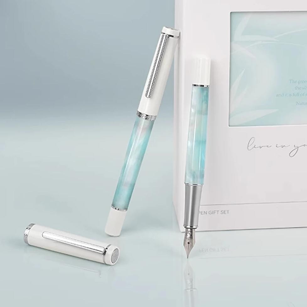 

Riimoo 526 Fountain Pen High-End Graduation Gift Acrylic Writing Ink Pen Students Practicing Calligraphy School Office Supplies