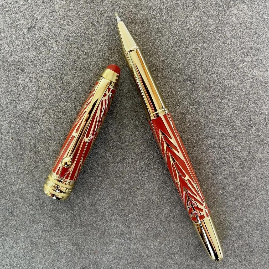 

2025 Luxury Heritage 100Th 1924-2024 Special Edition Roller Ball Pen Metal Office Writing Ballpoint Fountain Pens