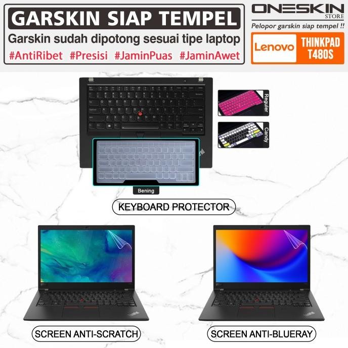 garskin laptop cover keyboard screen protector lenovo thinkpad t480s