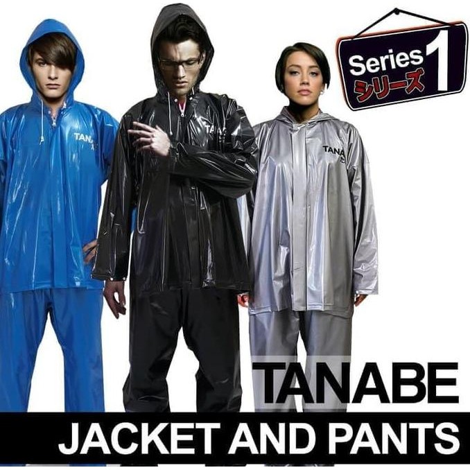 Jas Hujan PVC Tanabe S1 Stok Terbatas