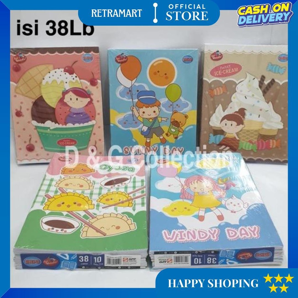 

Buku Tulis Sidu 38 Lembar Murah Grosir / Buku Sidu 38 D Cod