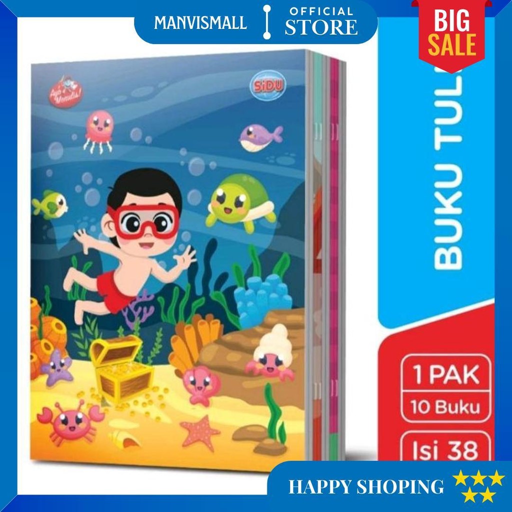 

Buku Tulis Sidu 38 Lembar ( 1 Pack / 10 Buku) D Promo Puncak