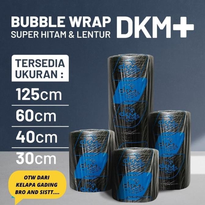 

tersedia plastik bubble wrap roll hitam / buble wrap bening 50 meter potongan