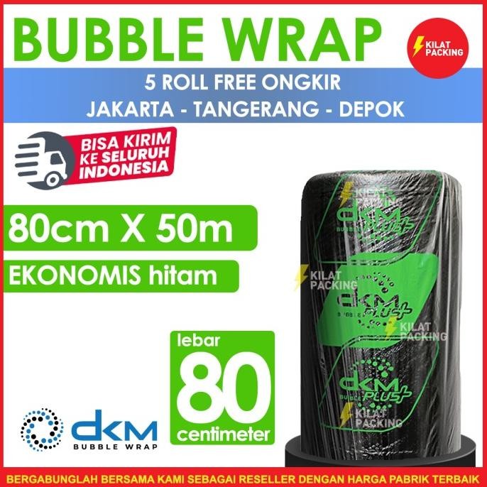 

tersedia bubble wrap ekonomis hitam 80cm x 50m tebal plastik bubblewrap roll
