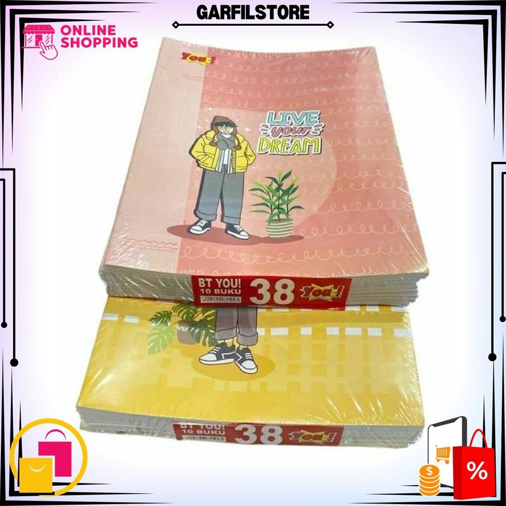 

Buku Tulis 38 Lembar || Buku Tulis 38 You By Kiky D Cod