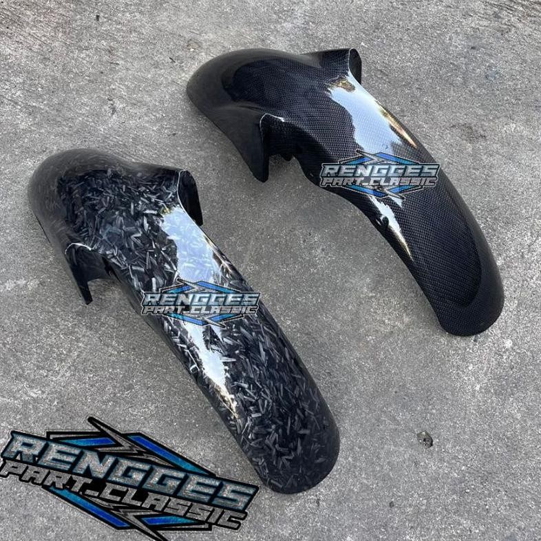 TR24 er-56 Slebor Spakbor Depan Yamaha Vixion Lama Old Carbon Forged Kevlar Wtp Hemat Murah