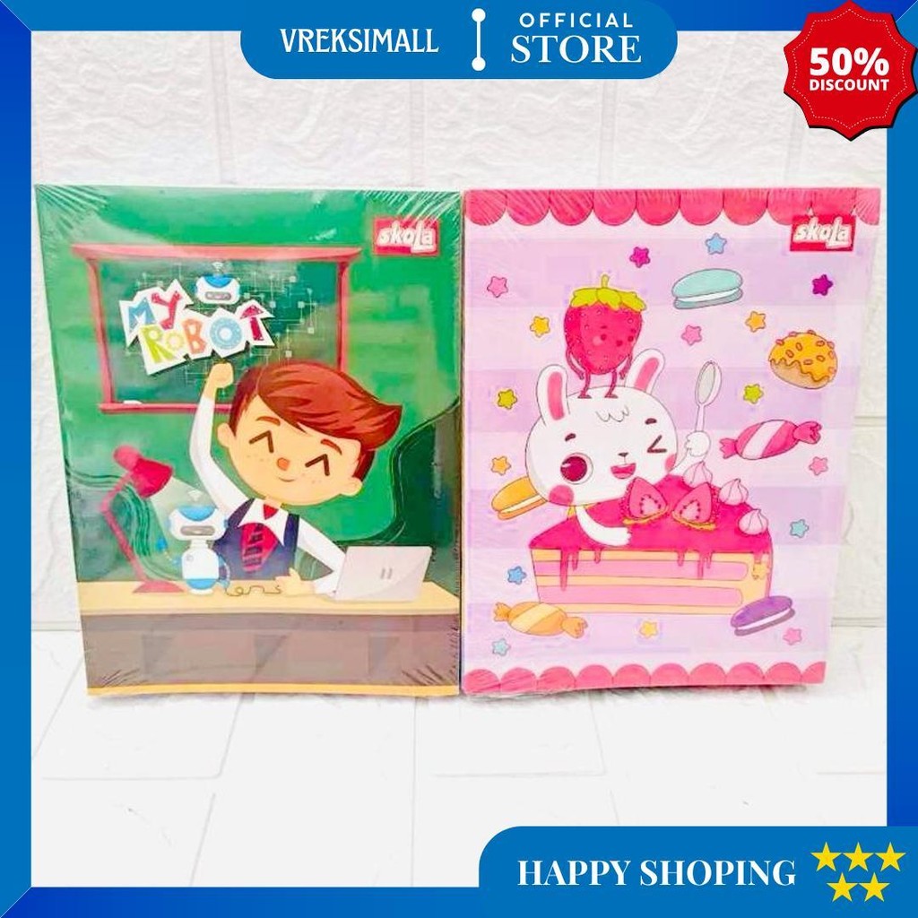 

(1 Pack) Buku Tulis Skola 38 Sinar Dunia / Skola 10X38 Lembar D Gratis Ongkir