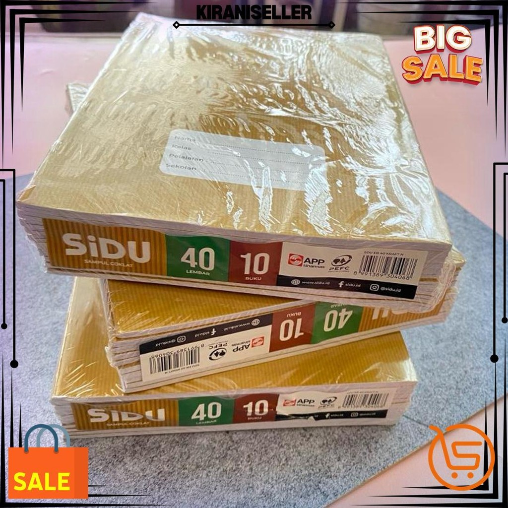 

Buku Tulis Sidu Kraft 40 Dan 60 / Pack Isi 10 Buku D Terlaris