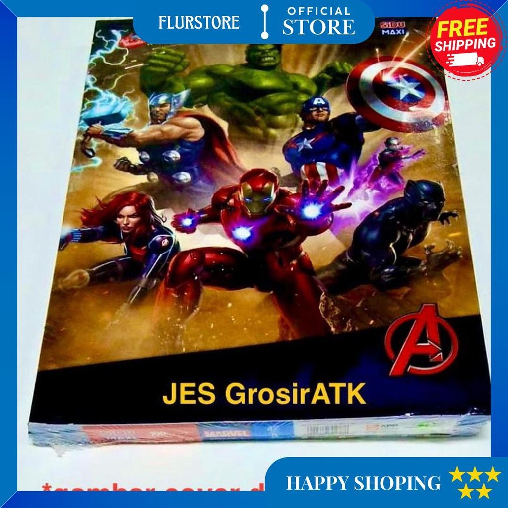 

Buku Tulis Sidu Maxi 42 Lembar (1 Pak = 5 Buku) / Buku Boxy Panjang D Termurah