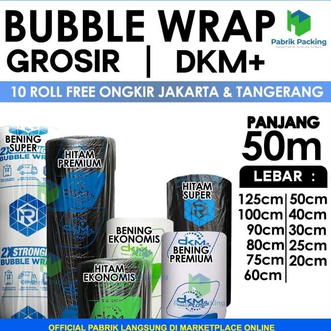 

tersedia plastik bubble wrap 125 cm x 50 m premium delkomas termurah