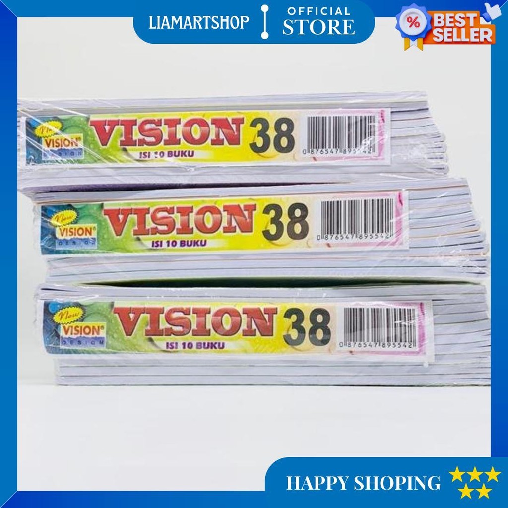 

Buku Tulis Vision 10X38 Lembar A5 D Promo Puncak