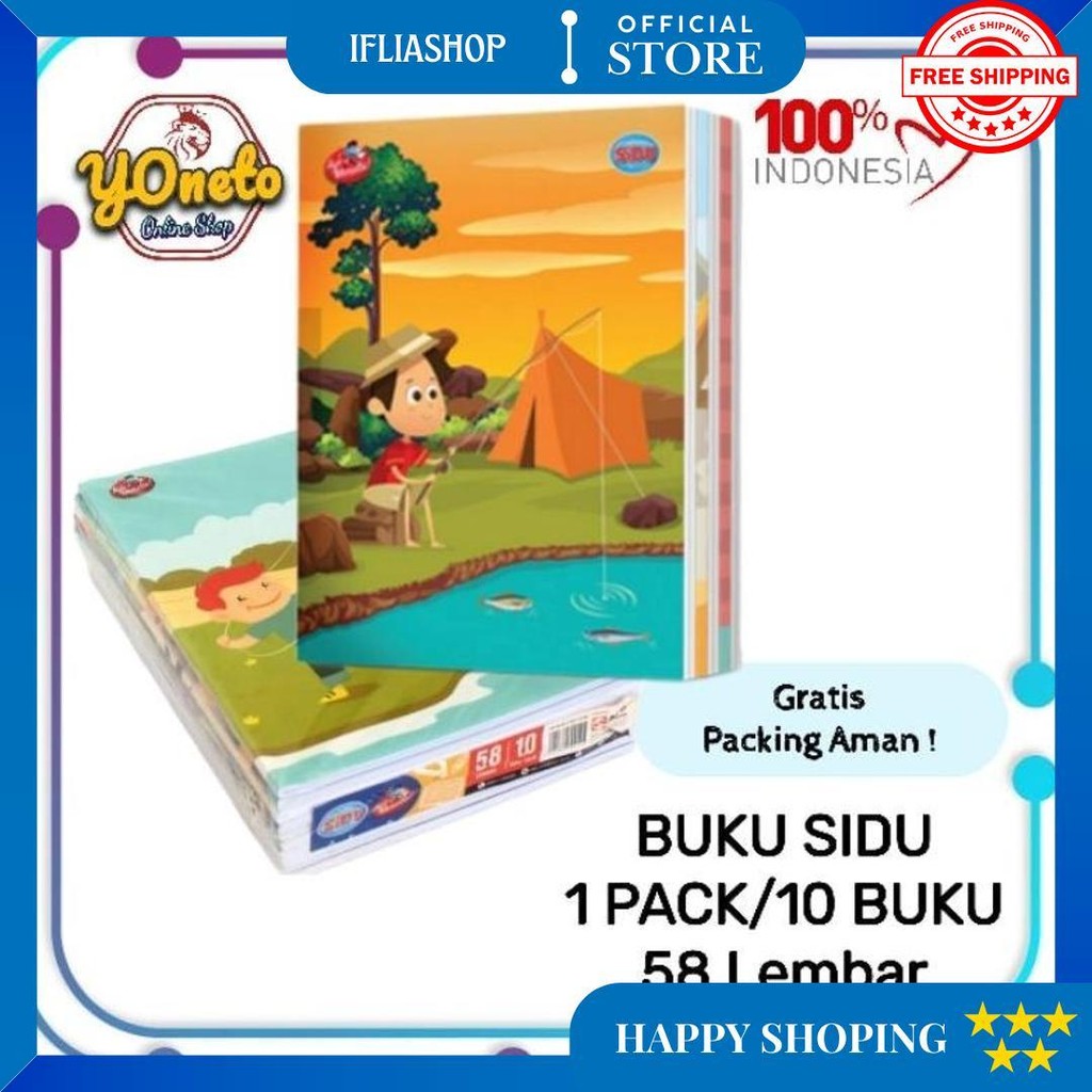 

Buku Tulis Sidu 58 (1Pack 10 Buku) D Terlaris