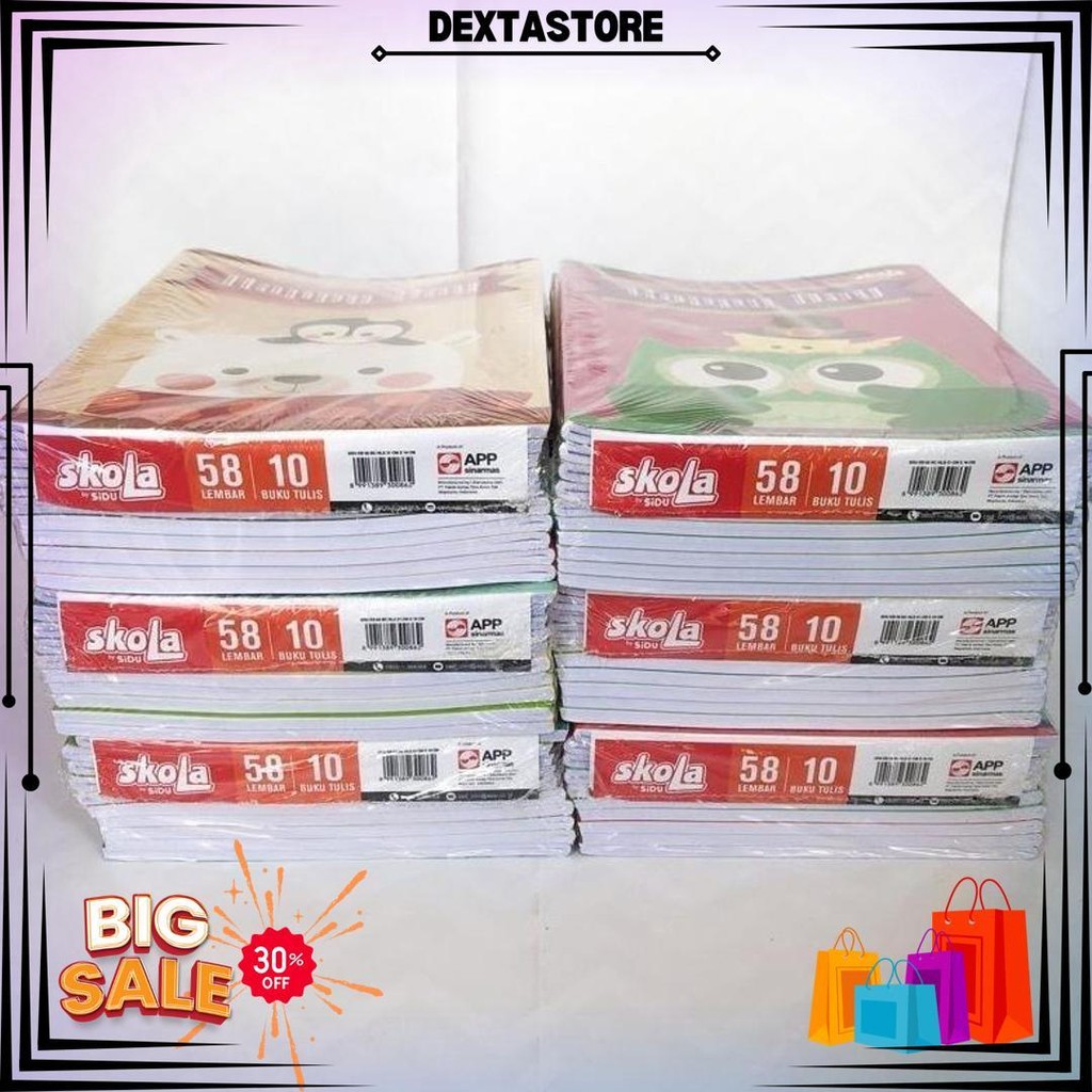 

Skola Buku Tulis 58 Lembar Bergaris Dijual Pak Murah Berkualitas D Promo 4.4
