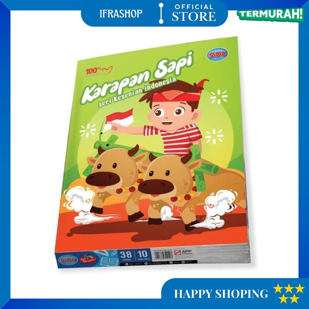 

Sidu Buku Tulis 38 Lembar (1 Pack/ 10 Buku) D Cod