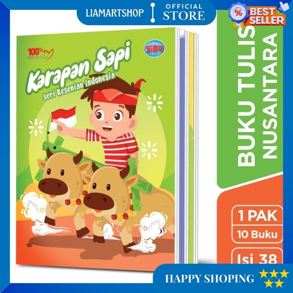 

Sidu Buku Tulis 38 Lembar (1 Pack/ 10 Buku) D Promo Puncak