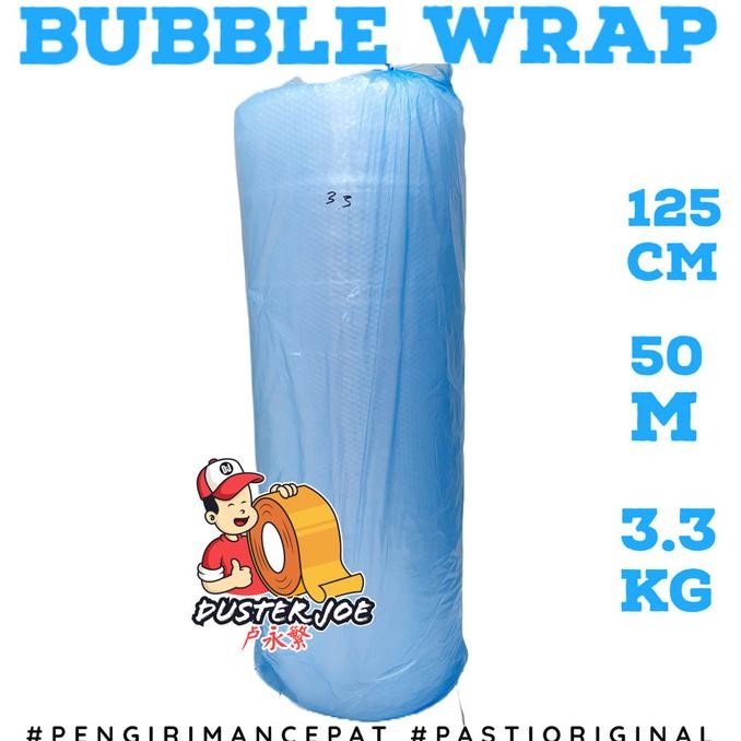 

tersedia bubble wrap bening 125cm 50m 3.3kg nesa pack np core per 1 rol
