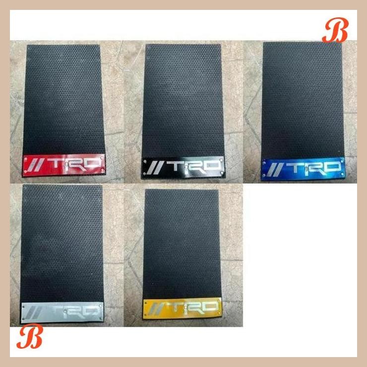 [HLM] BARU 1 BIJI KARPET KARET LUMPUR/ MUD GUARD RODA BELAKANG MOBIL TRUCK UNIVERSAL MODEL TRD (1 WA