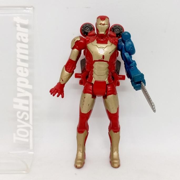 ORIGINAL Marvel Iron Man Battle Gear 3.75 inch Figure Hasbro Ironman 1