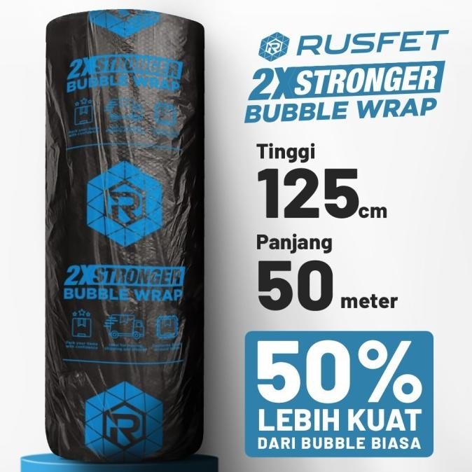 

tersedia plastik bubble buble babel wrap roll hitam spesial 125cmx50m rusfet