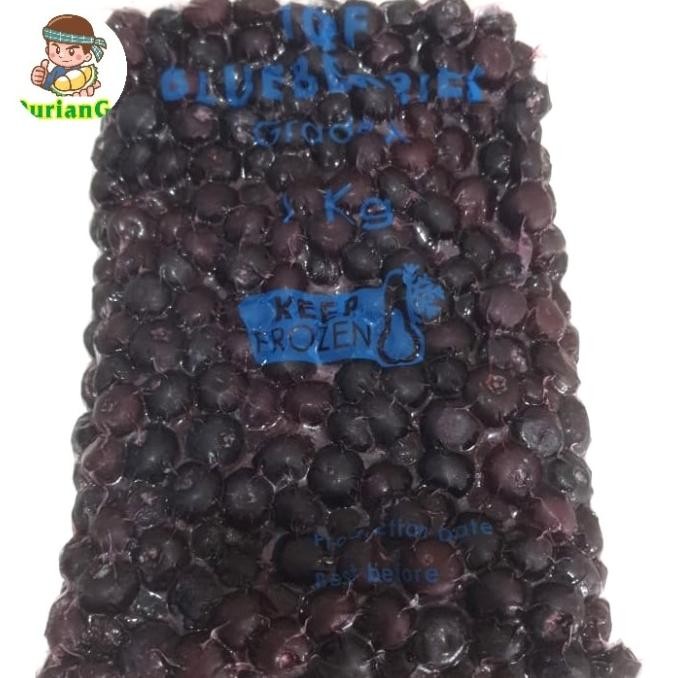 

Diskon! IQF Blueberry blueberries frozen buah bluberi beku 1kg
