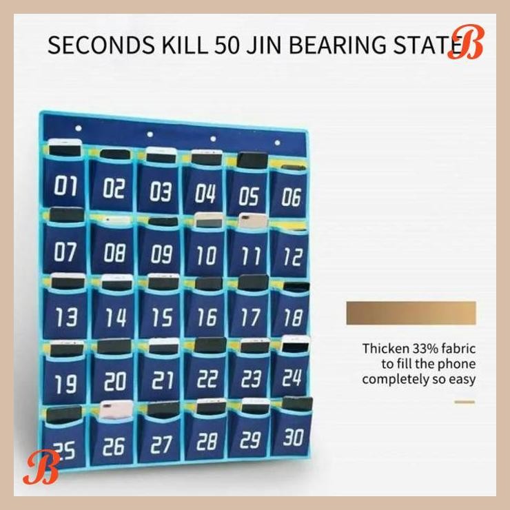 [CBM] 48 60 TAS GANTUNGAN TEMPAT RAK HP SUSUN MULTIFUNSGI MANAGEMENT BOX CELL PHONE UNTUK SEKOLAH, K