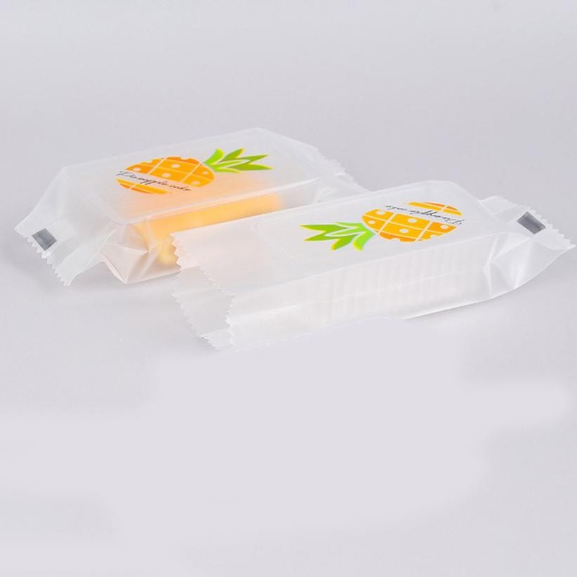 

[original] isi 100pcs pak kantong kemasan kue kering / permen / pastry cokkie motif nanas kepingan salju bahan kertas natal untuk hadiah [terlaris] [terbaik]