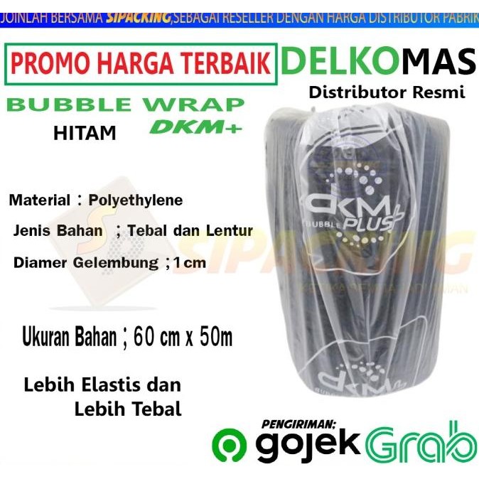 

tersedia bubble wrap dkm+ hitam (plastik buble) 60cmx50m