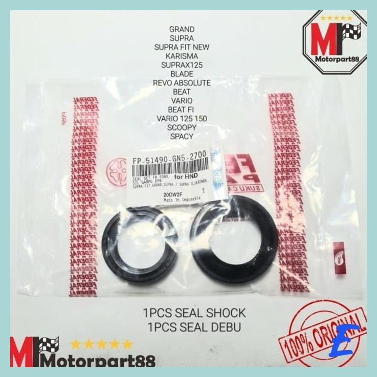 | MT | SEAL SIL SOK SHOCK DEPAN GRAND SUPRA KARISMA BEAT VARIO BLADE FEDERAL