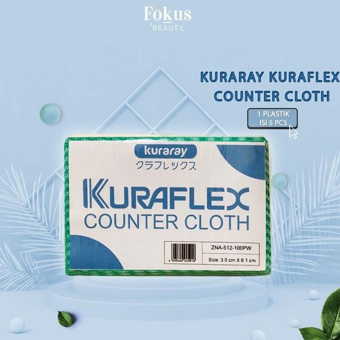 manz garden Kuraray Kain Lap KURAFLEX Counter Cloth - isi 5 pcs